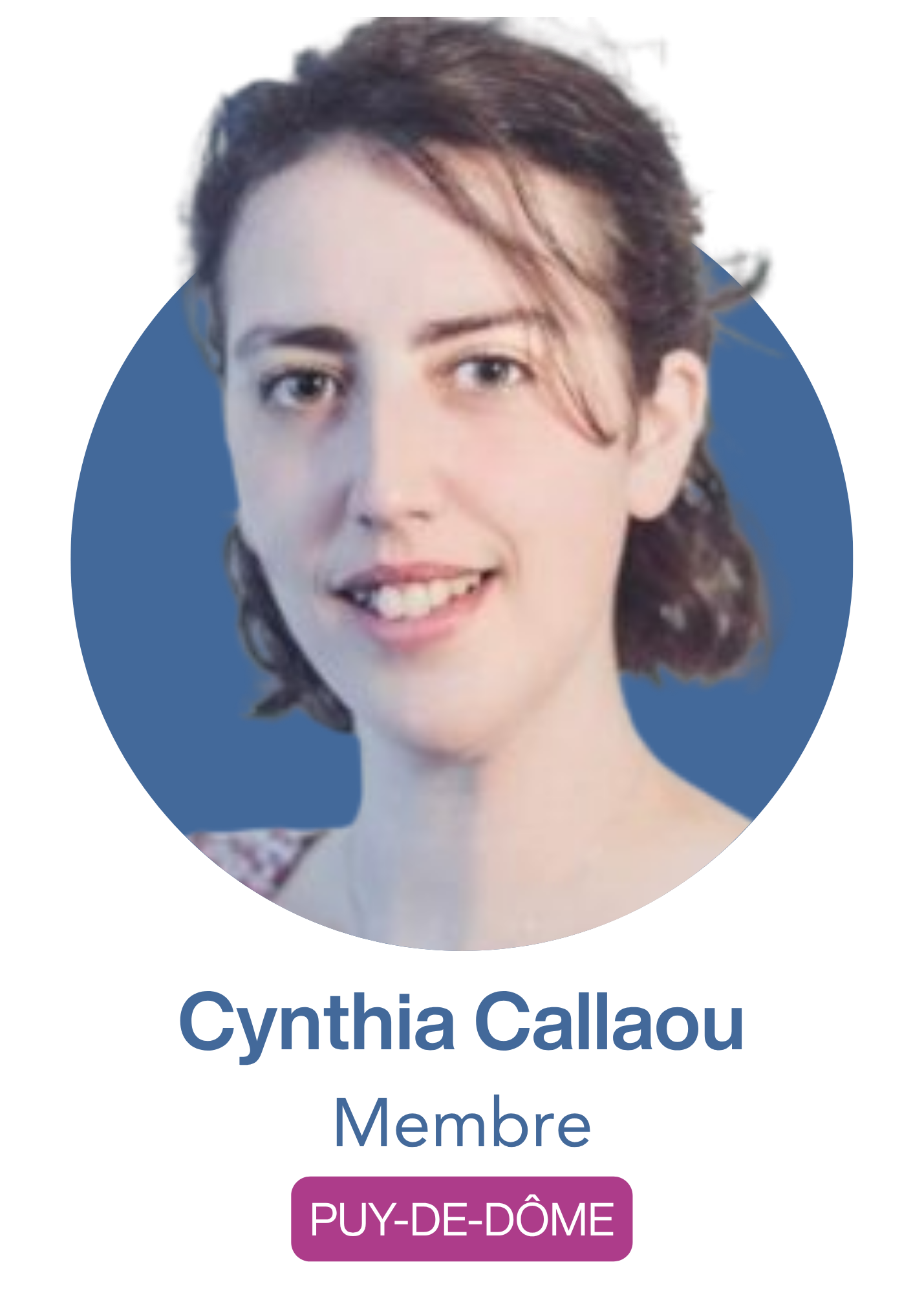 Cynthia Callaou, élue URPS Sages-Femmes Auvergne-Rhone-Alpes